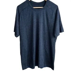 Lululemon Metal Vent Tech Short Sleeve Blue XL